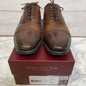 To Boot NY ‘David’ Brogue Trim Lace-Up Oxford 10.5